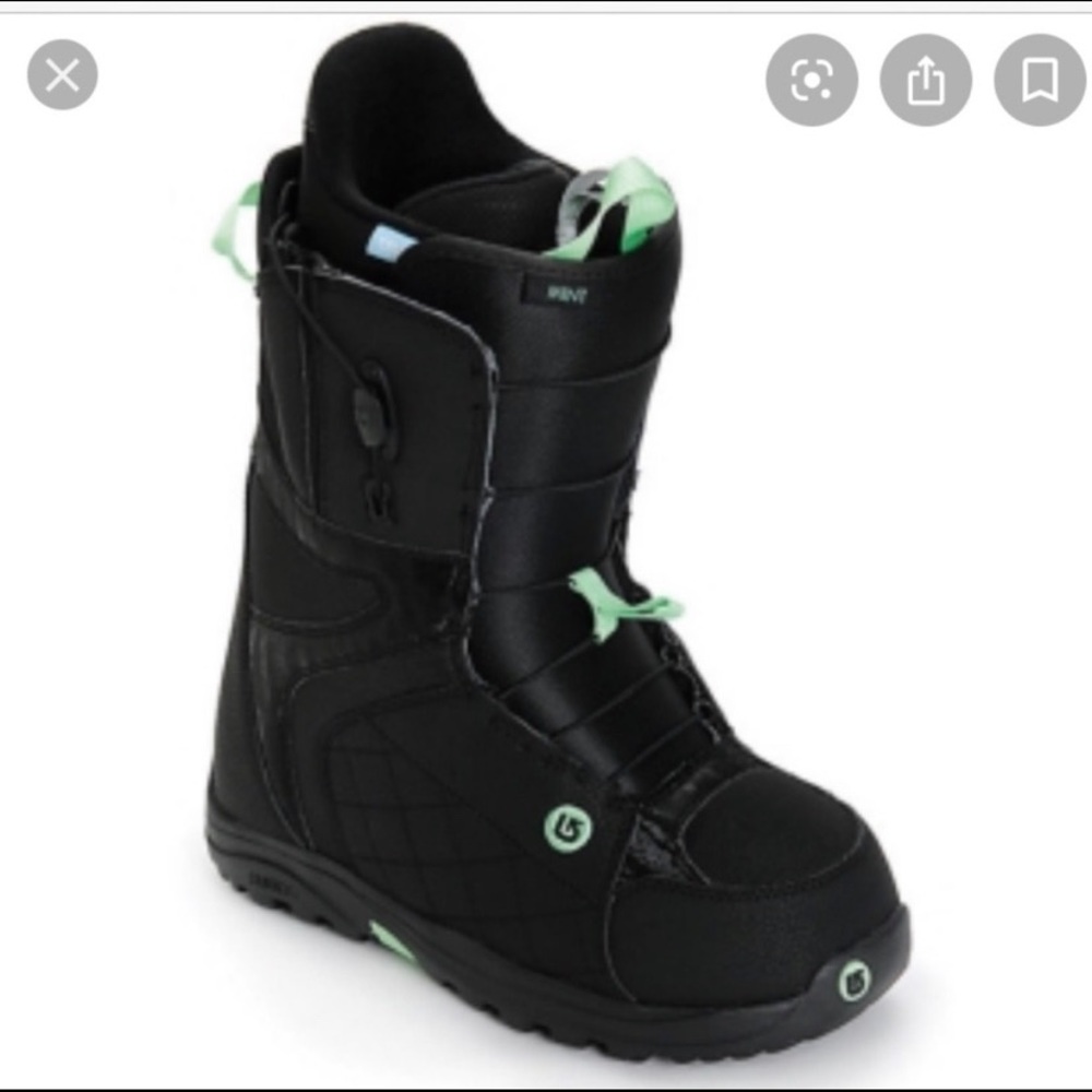 Burton Mint Women’s Snowboarding Boots Size 9
